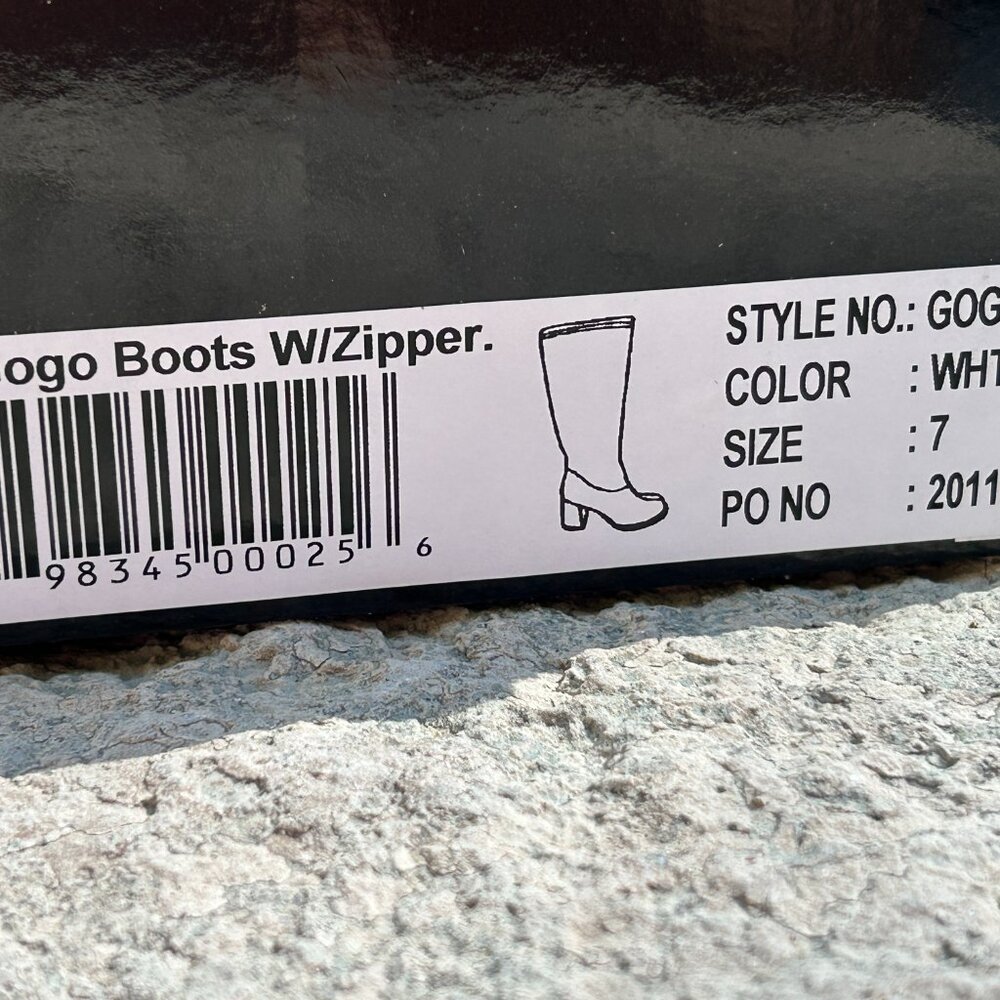 Ellie White Heeled Boots - Picture 6 of 14